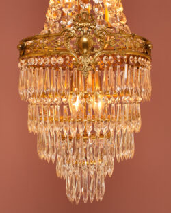 Grote antieke Franse zakluchter EX09