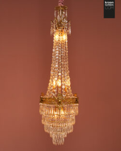 Grote antieke Franse zakluchter EX09