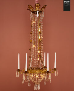 Kristallen vergulde zakluchter neogothiek EX17