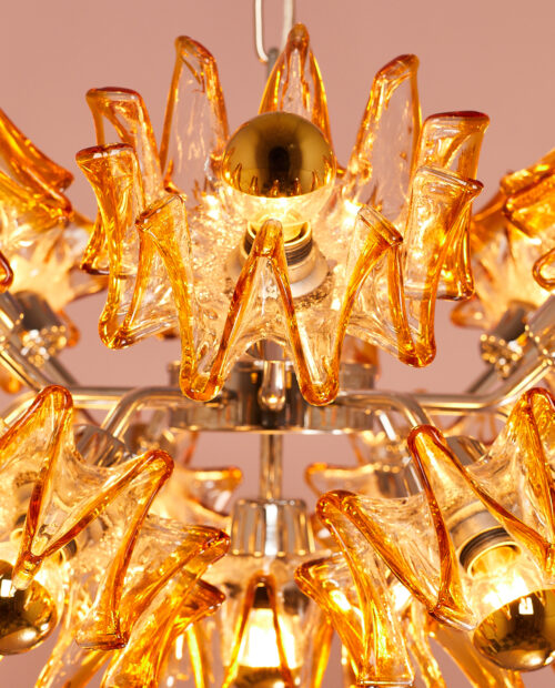 Mazzega Vintage Design Chandelier DE24
