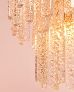 Venini Murano Seventies Designer Chandelier DE38