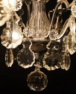 Chromed Vintage Chandelier